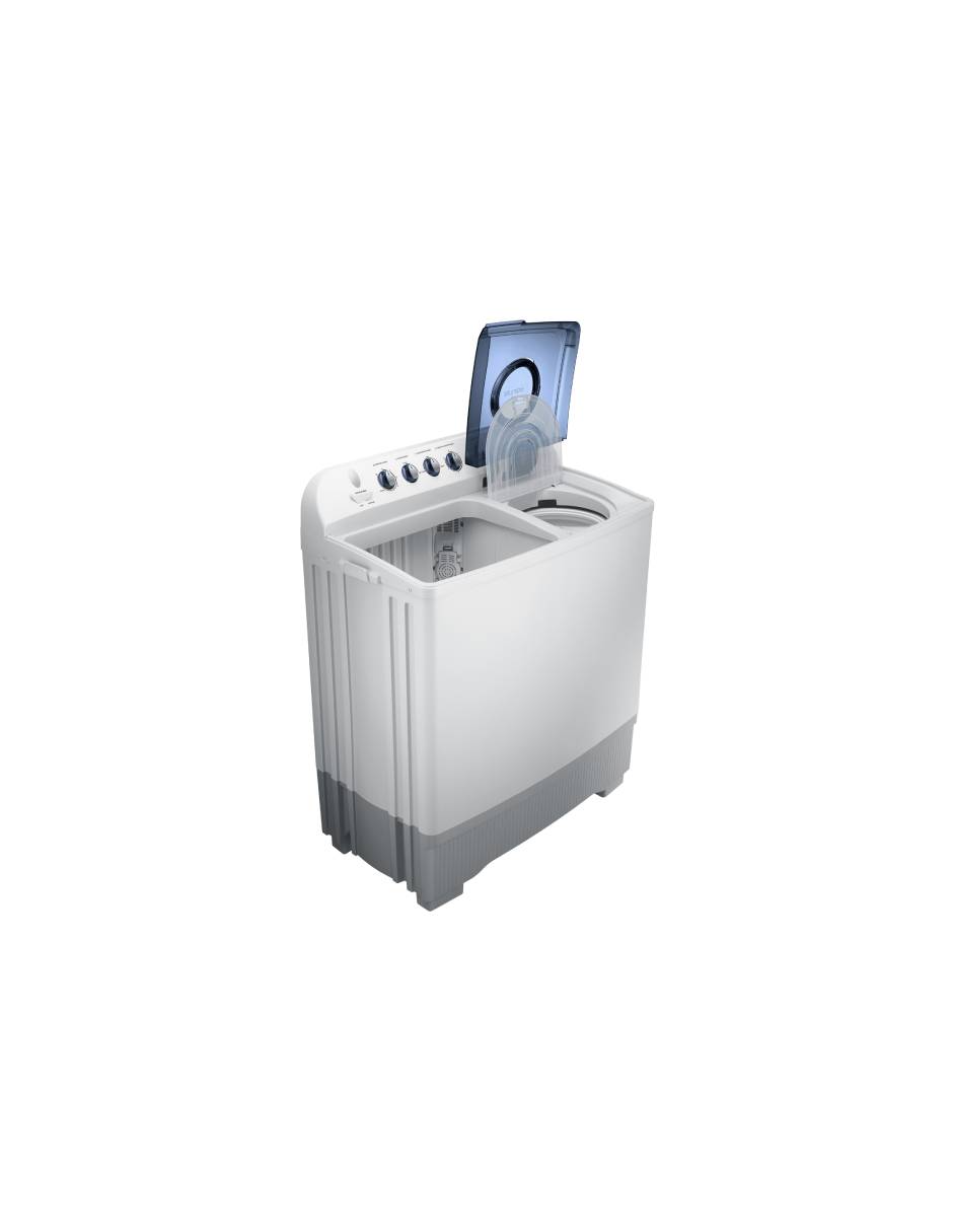 Lavadora doble tina 18 kg semiautomática carga superior wt18k5200mb/ax 2